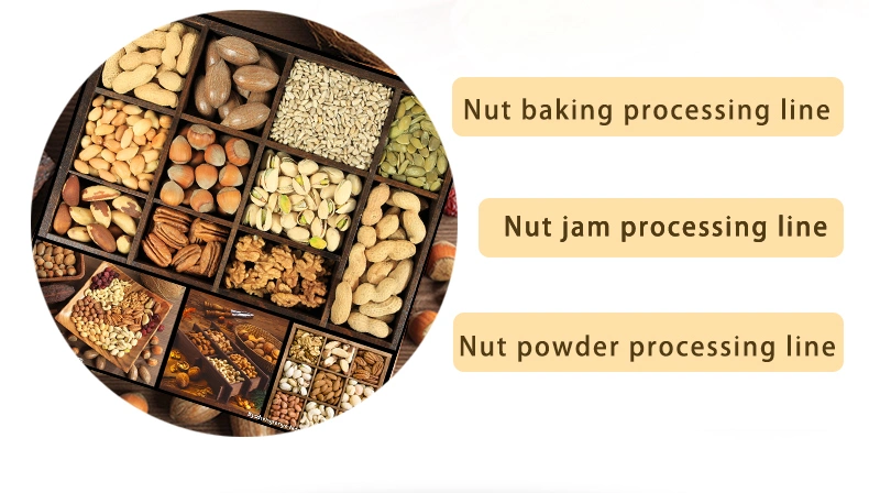 TCA High Quality Automatic Macadamia Nuts Sheller Hazelnut Peeling Cashew Nuts Making Machine Line Price