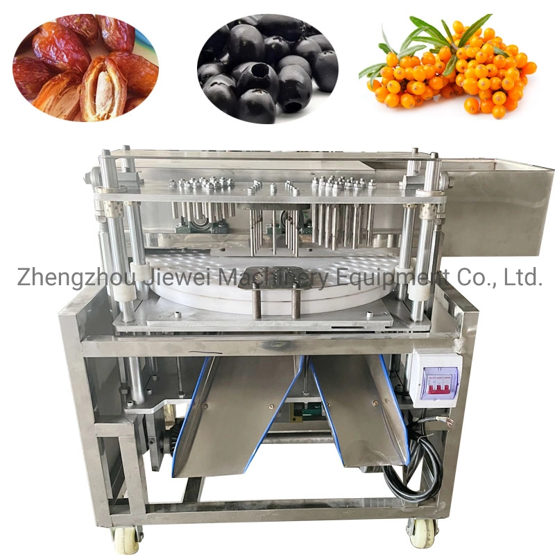 Automatic Sea Buckthorn Olive Cherry Dates Pitting Machine Fruit Pitting Machine Date Seeds Removing Machine