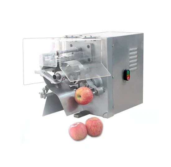 工場供給の商業フルーツピーラーデスクトップリンゴピーラーオレンジピーラーコアリングおよび切断装置リンゴの皮むきおよび切断機