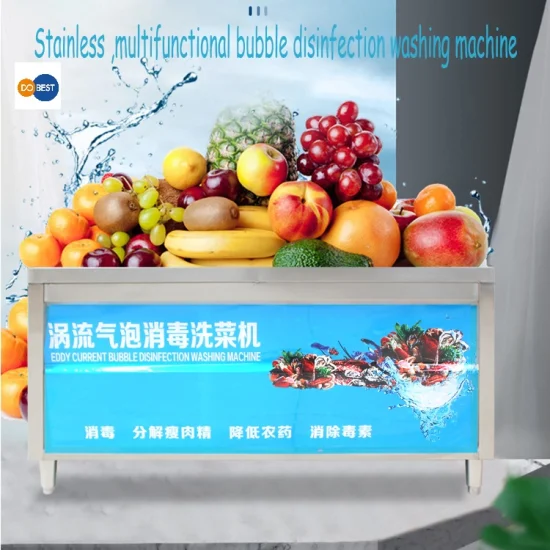 高品質のステンレス鋼ヒドロキシル商業果物と野菜の洗浄機/野菜洗濯機の卸売